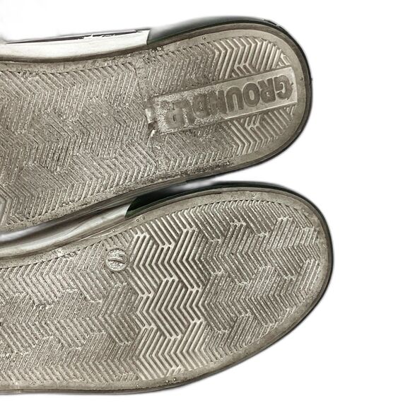 Ground Up Beetlejuice Hi Top-Women 7-Green/Black/White All-Over Print-Bat Charm - Picture 10 of 12